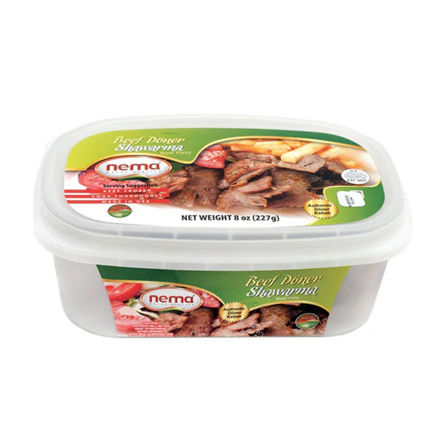 Nema Beef Doner Sliced 227G
