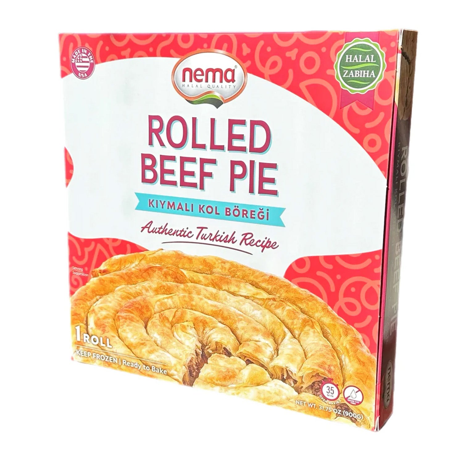 Nema Rolled Beef Pastry 900G