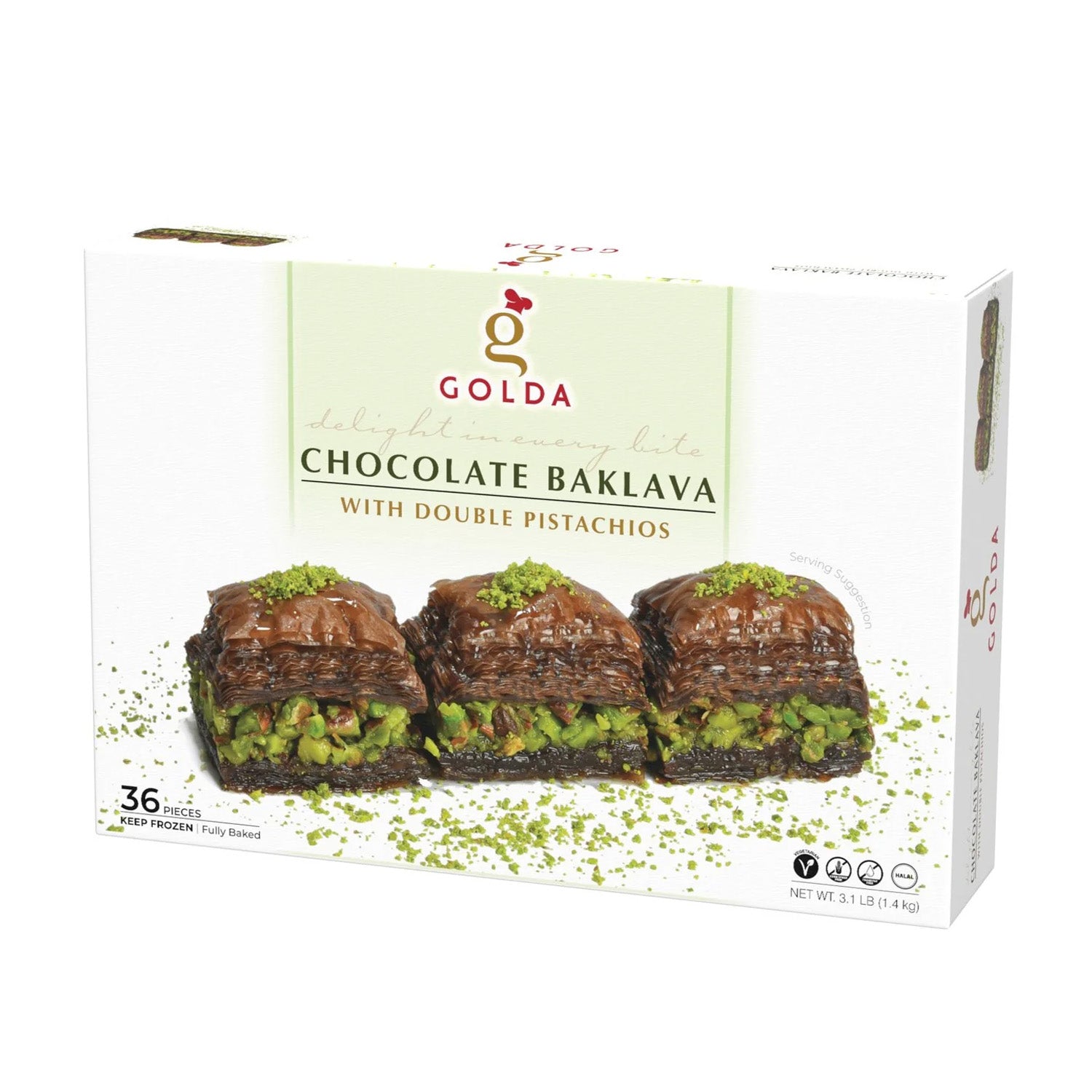 Golda Baklava Chocolate 3.1Lb