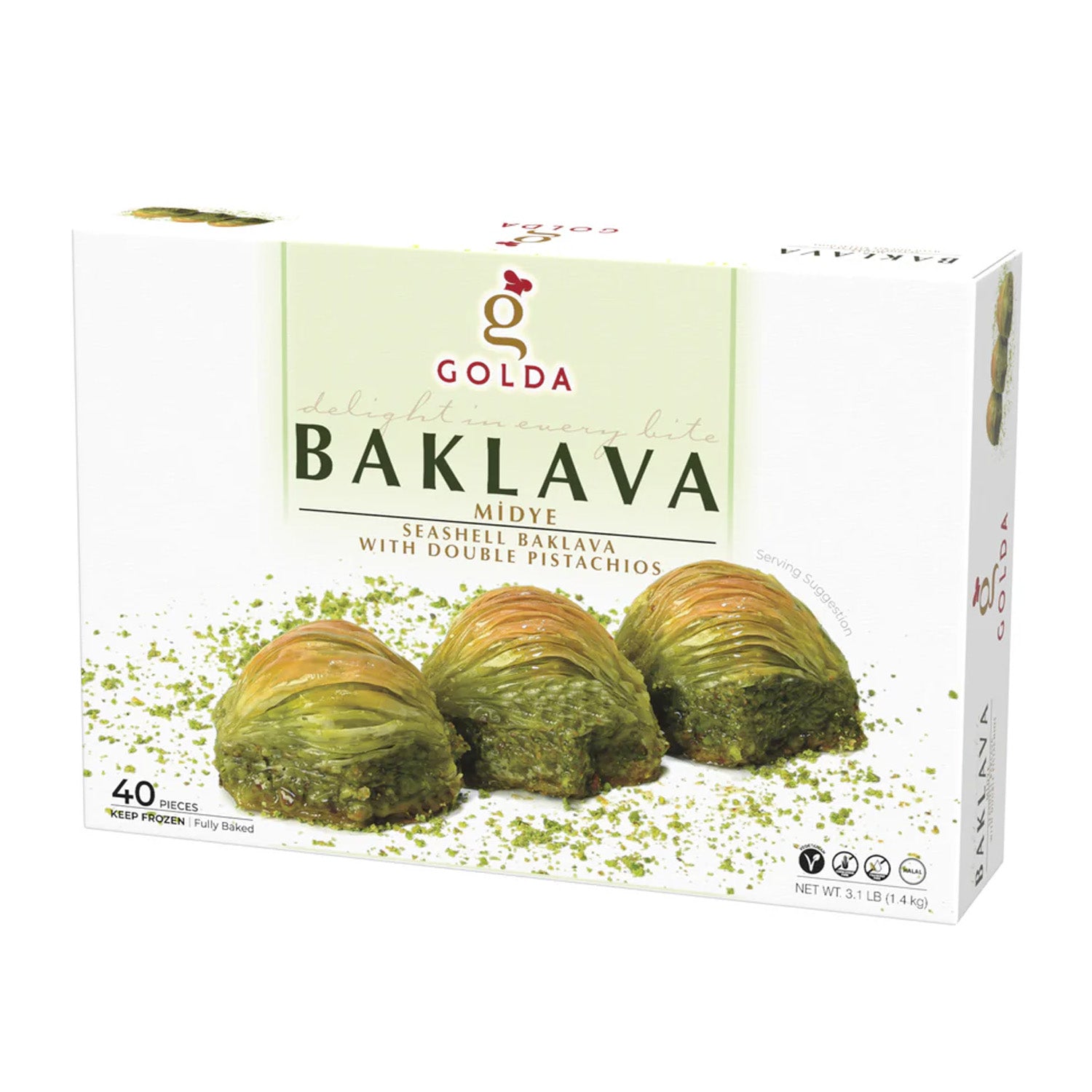 Golda Baklava Midye 3.1Lb