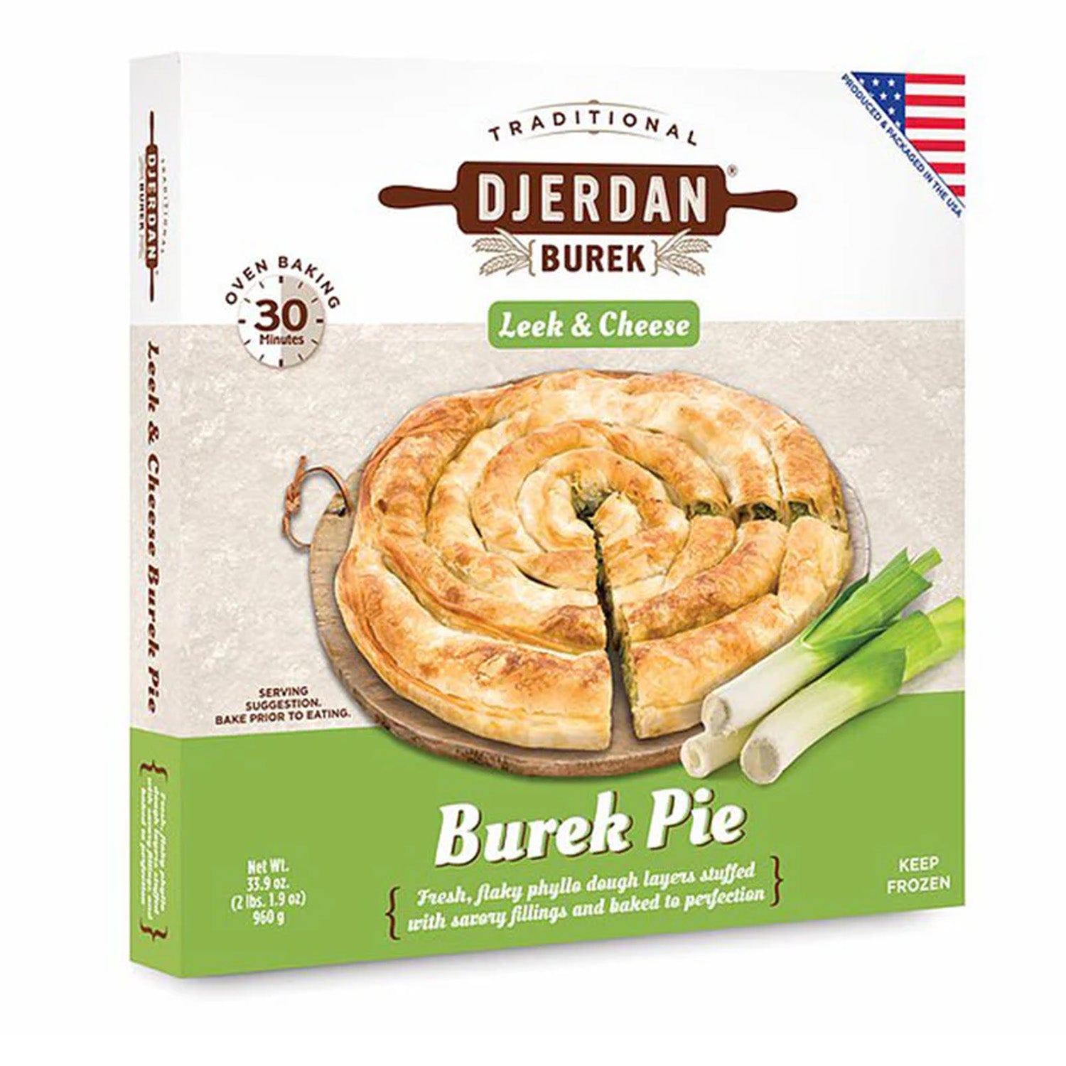 Djerdan Burek Pırasa&amp;Peynir 850Gr