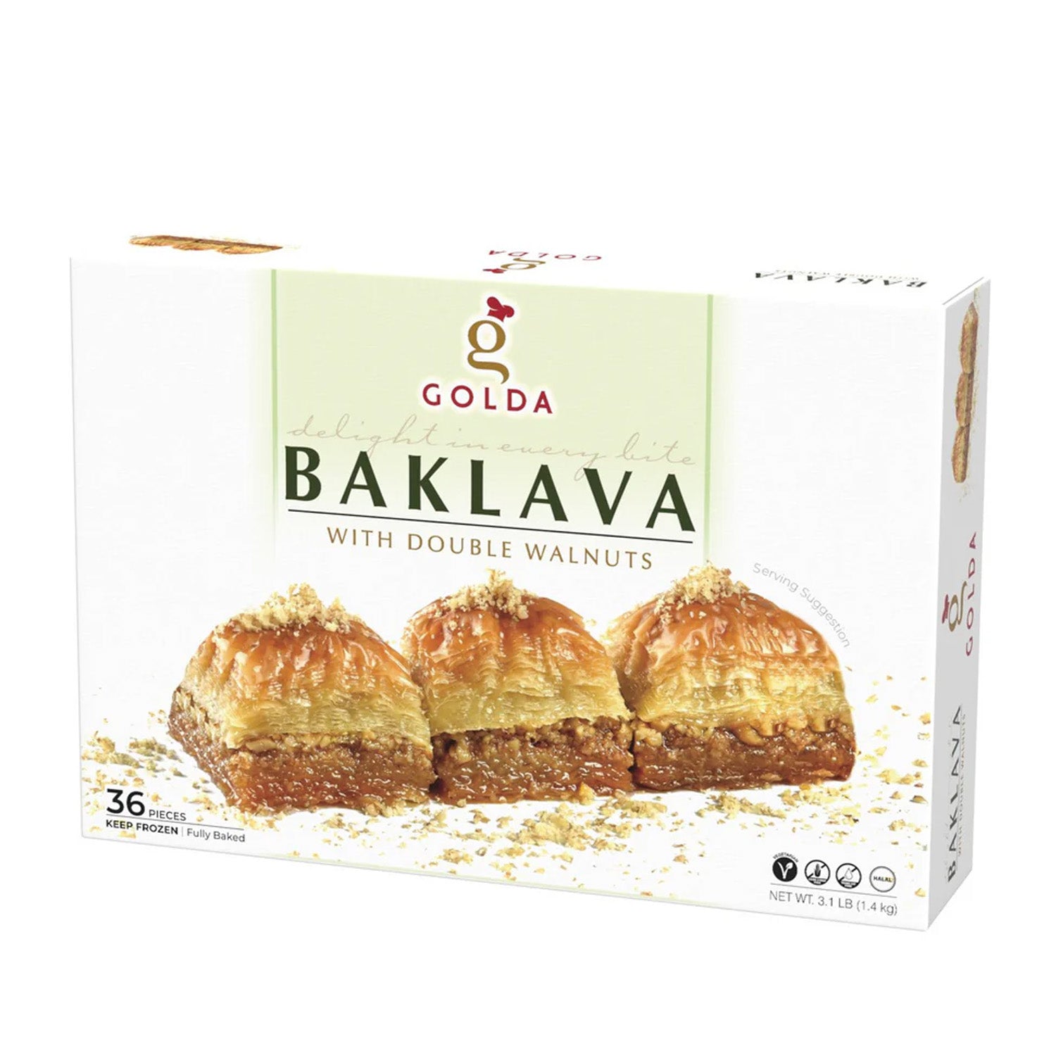 Golda Baklava Walnut 3.1Lb