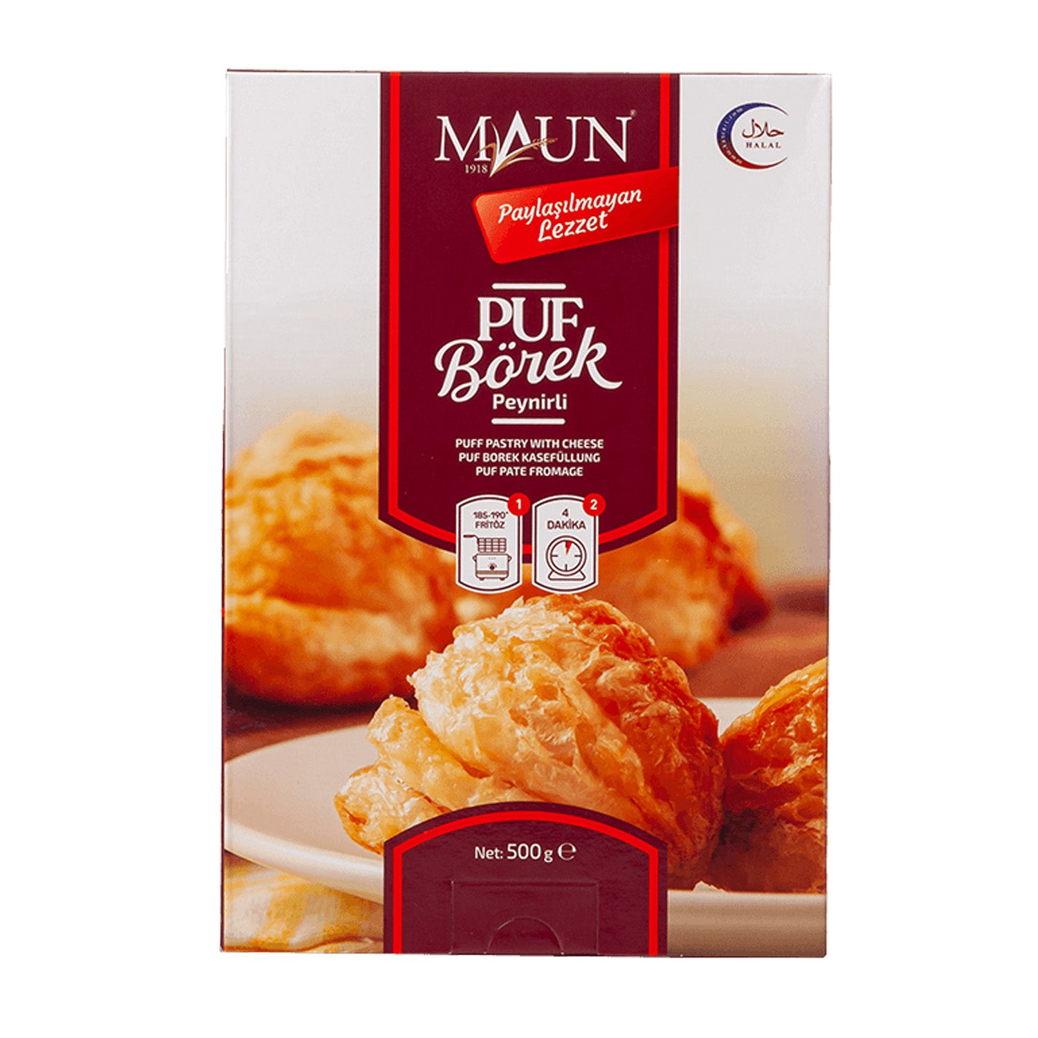 Maun Puff Pastry Cheese 500G
