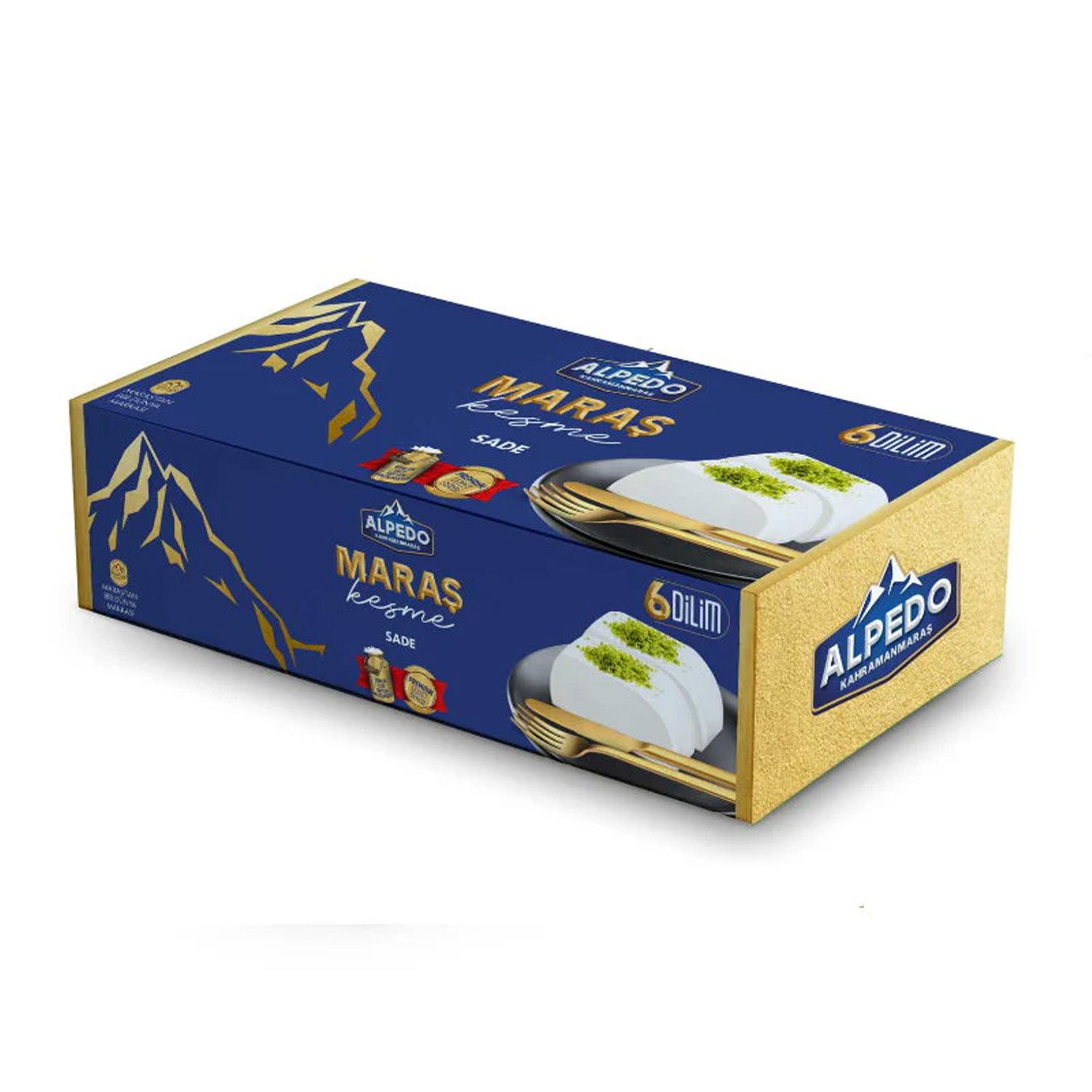 Alpedo Ice Cream Plain 600G