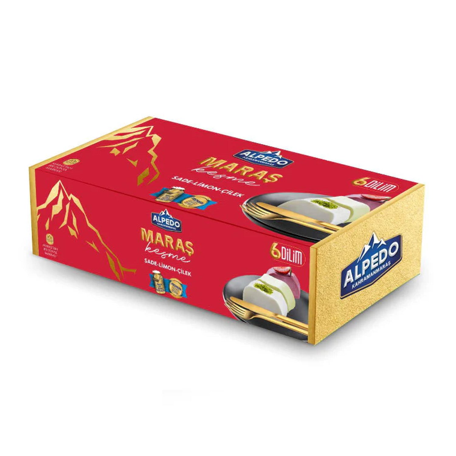 Alpedo Dondurma Çilek-Limon 600