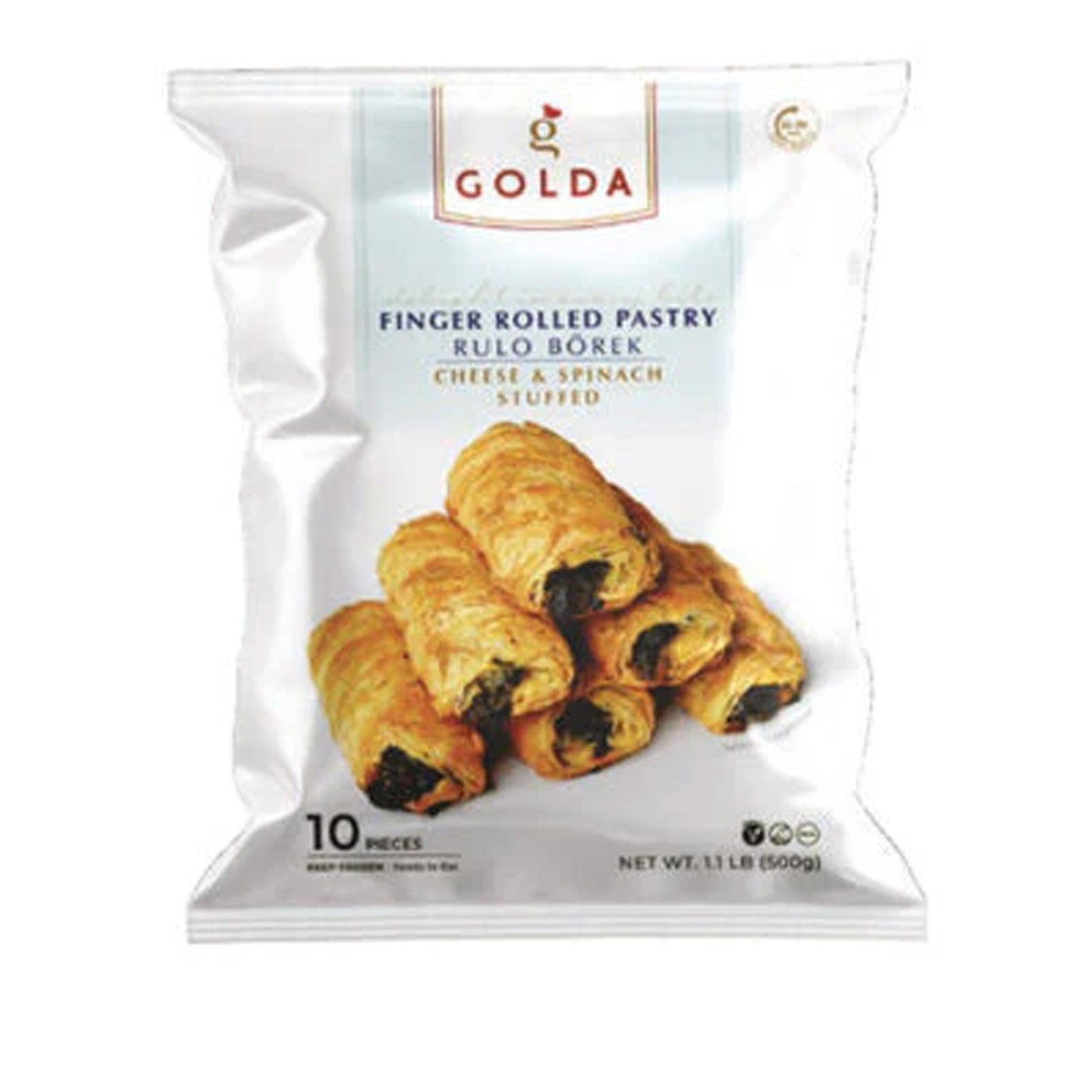 Golda Rolled Cheese Spinach 500