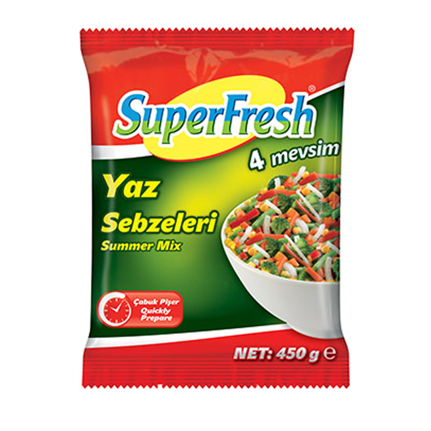 Superfresh Summermix Sebze 450G