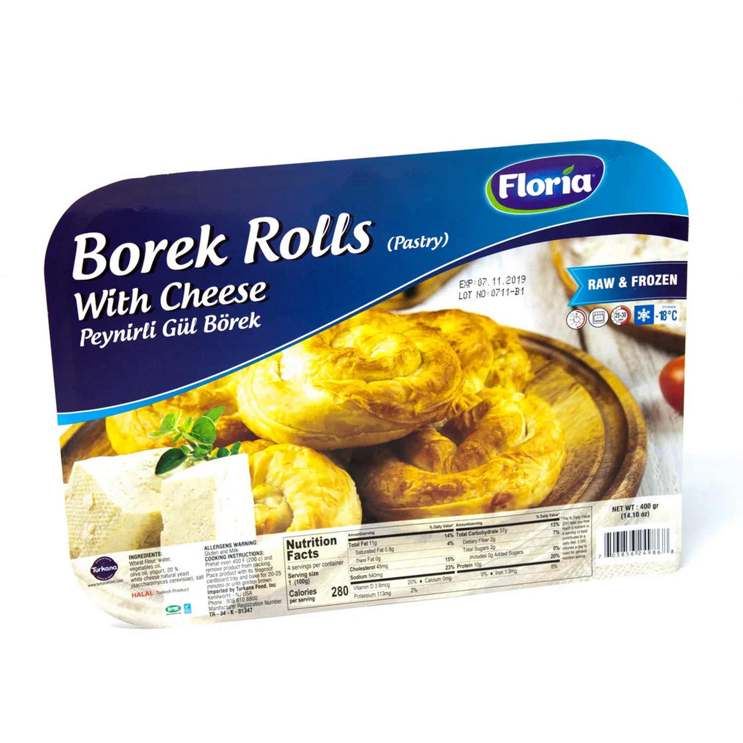 Floria Cheese Pastry 800G