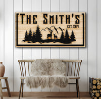 Family Mountain Sign III