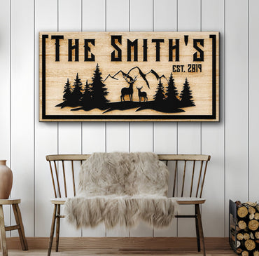 Family Mountain Sign III