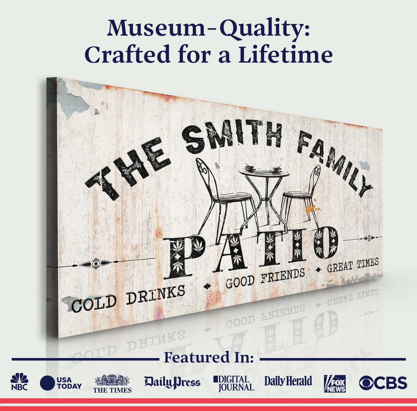 Family Patio Sign III