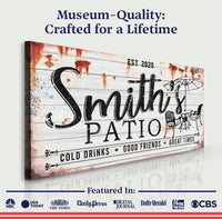 Family Patio Sign II