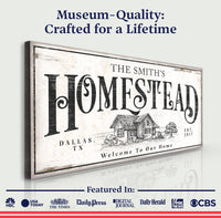Vintage Homestead Sign II