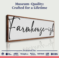 Farmhouse-ish Sign II
