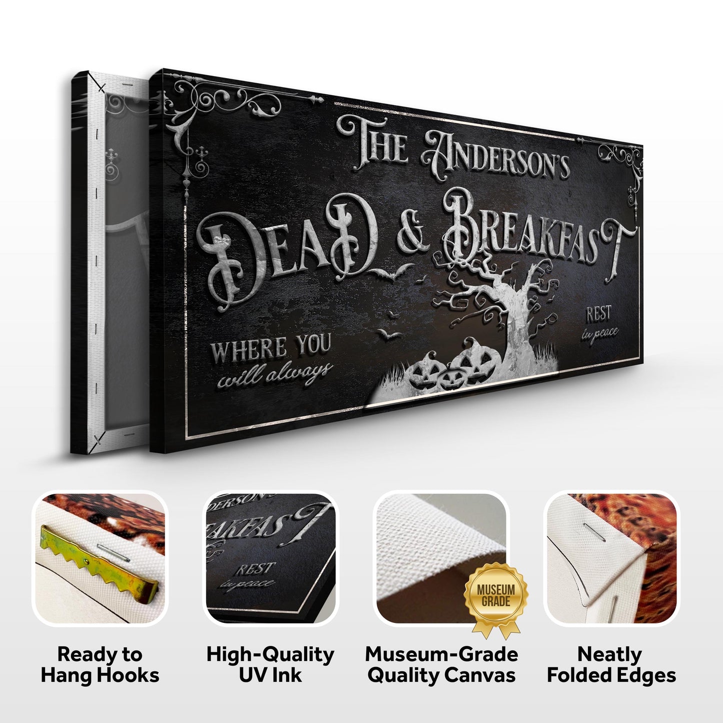Personalized Dead & Breakfast Sign II