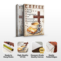 Christ And Coffee Faith Sign IV