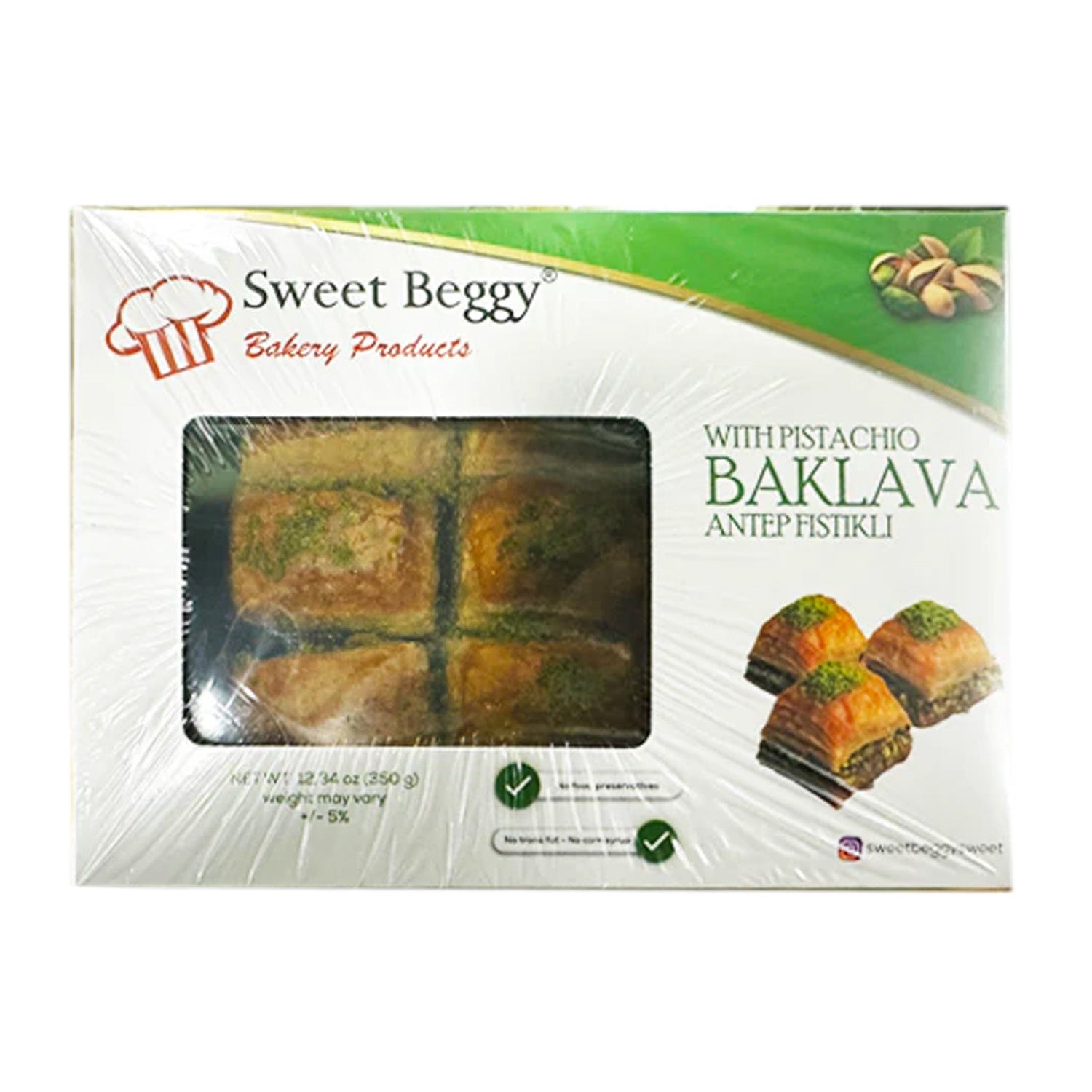 Sweetbeggy Baklava Fıstıklı 350G