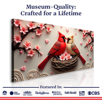 3D Cardinals Wall Art VI