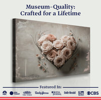 Floral Heart Wall Art