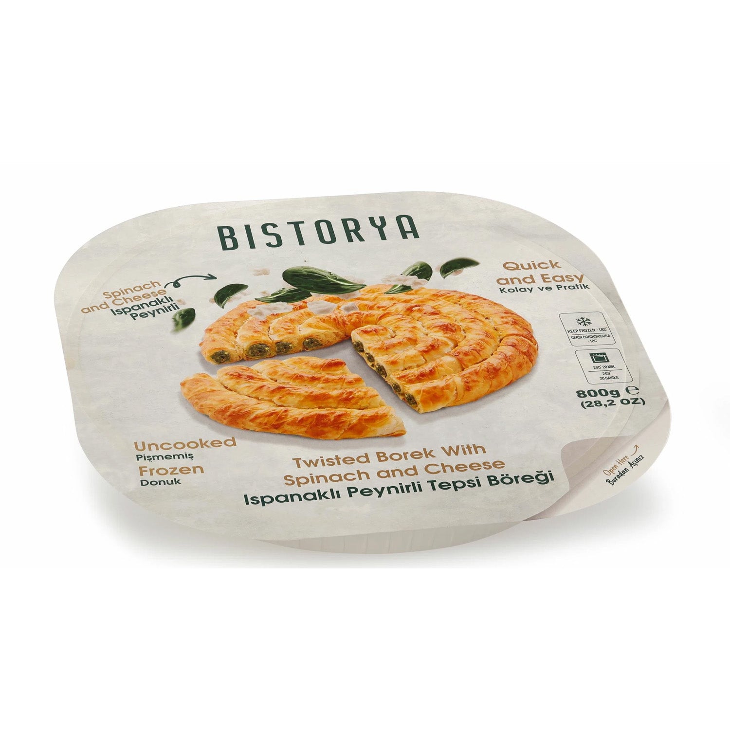 Bistorya Börek Ispanaklı Peynirli 800