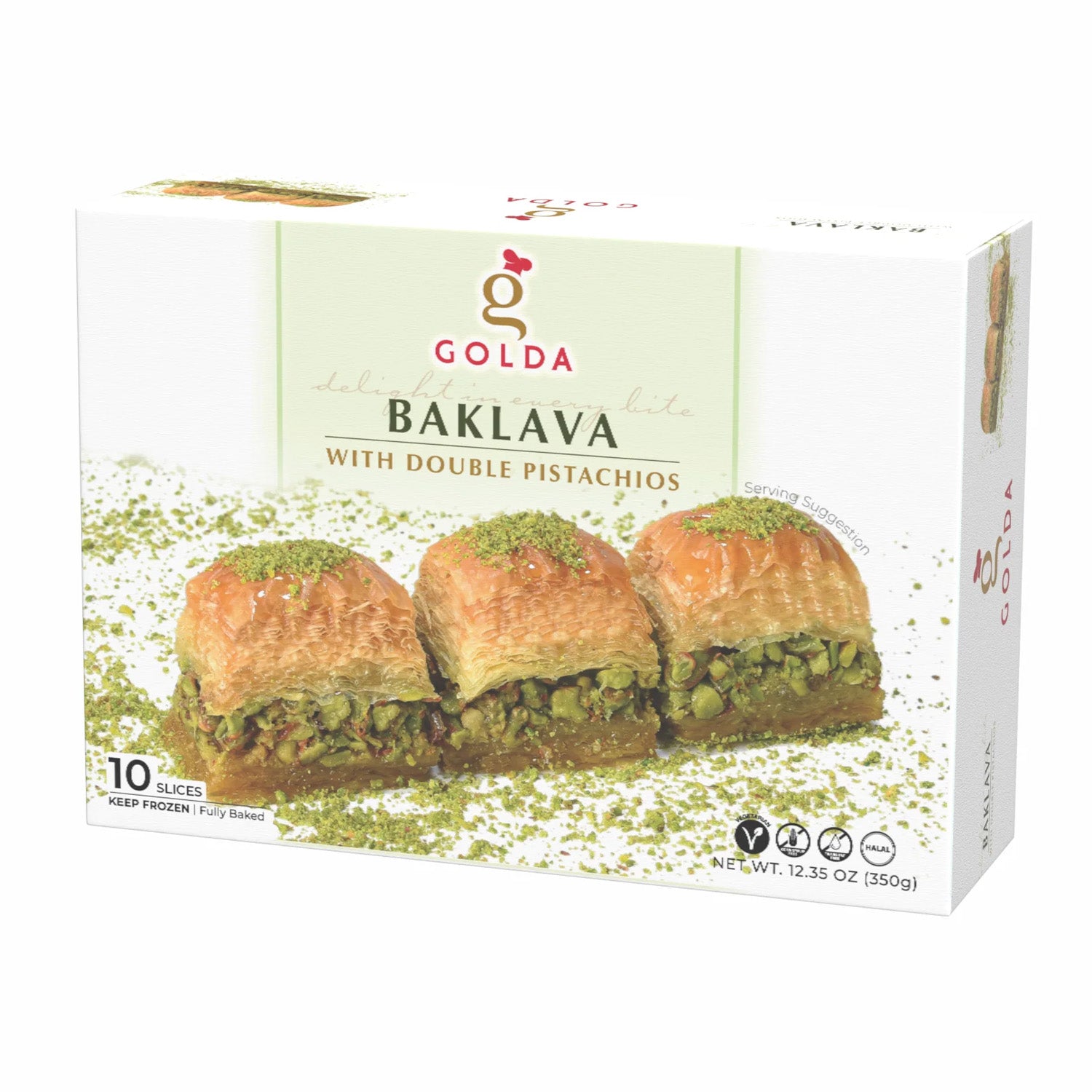 Golda Baklava Fıstıklı 350G