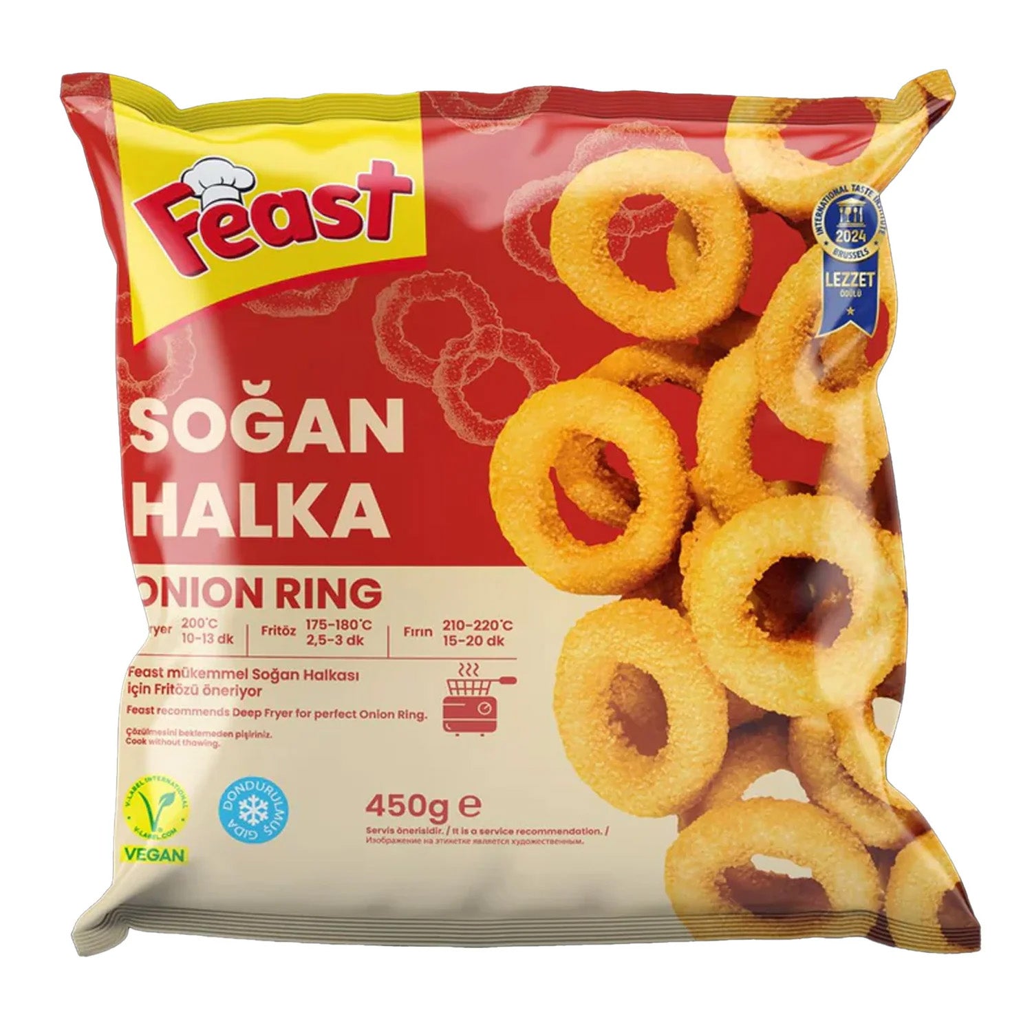 Feast Onion Rings, Sogan Halkasi, 450gr