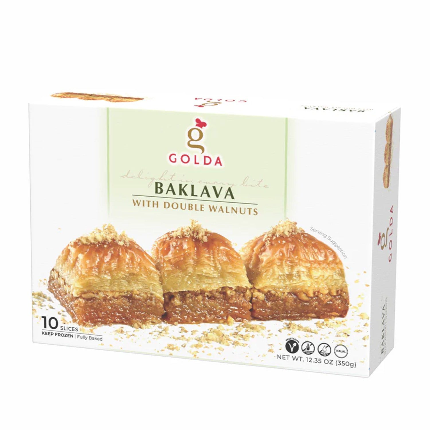 Golda Baklava Çift Cevizli 350G