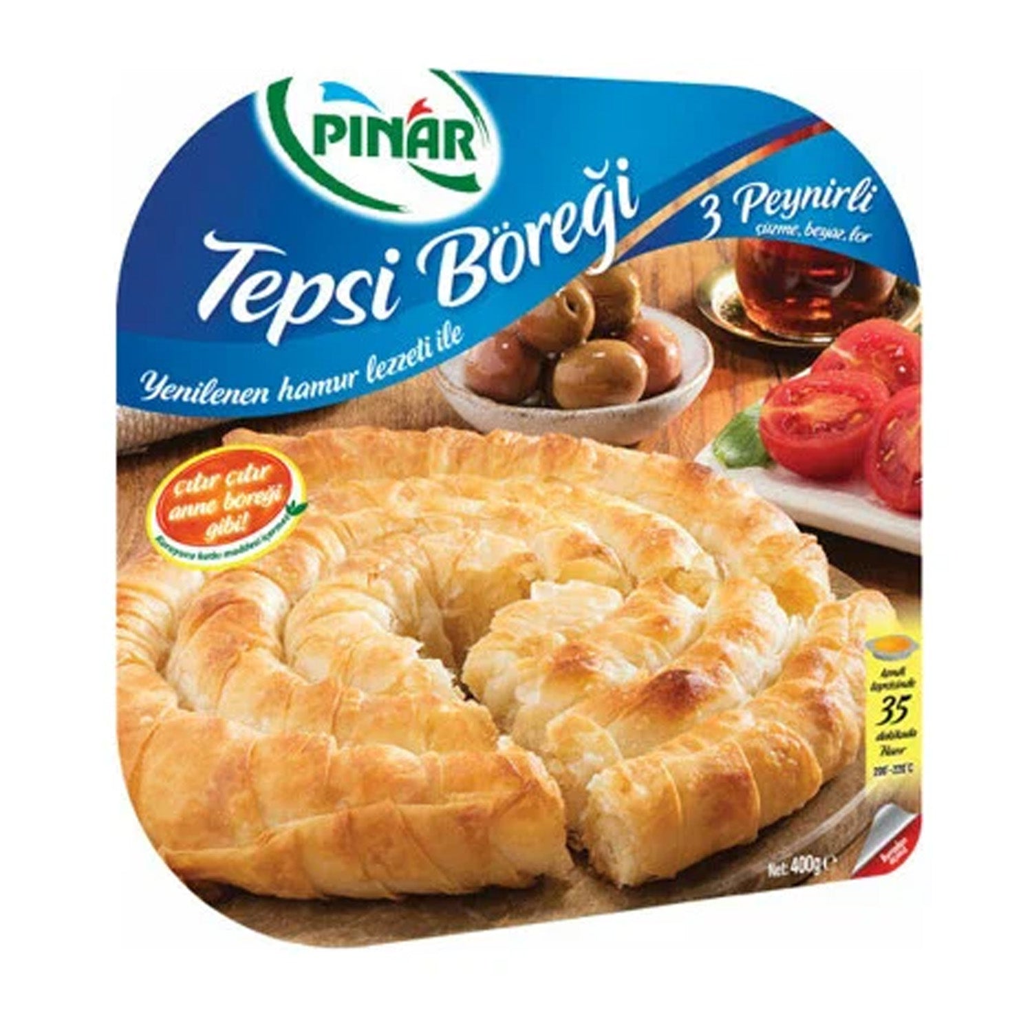Pinar Borek Three Cheese 400G