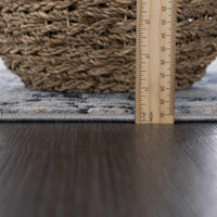 Campsall Blue Abstract Rug - Promo