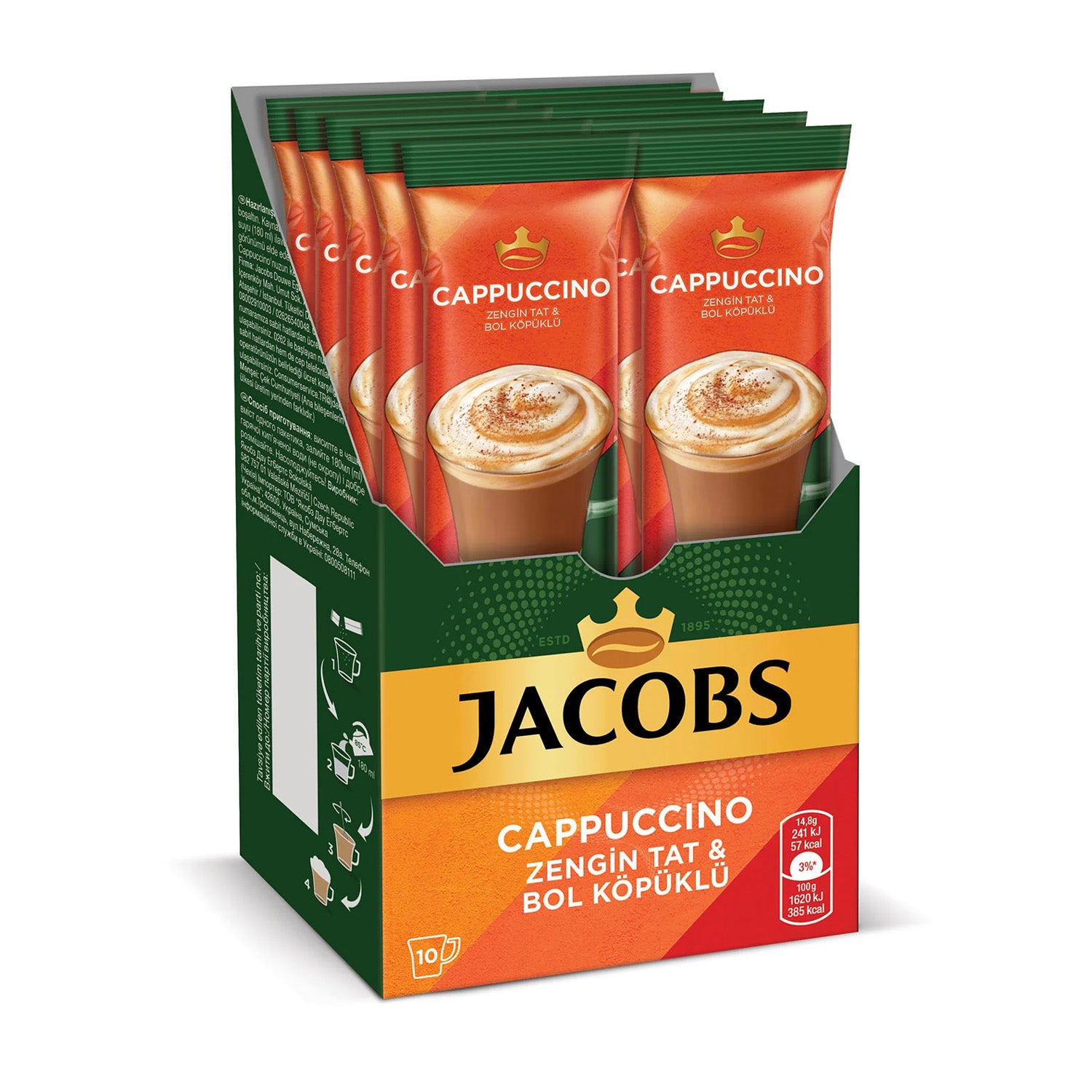 Jacobs Stick Cappuccino 10*21.9G
