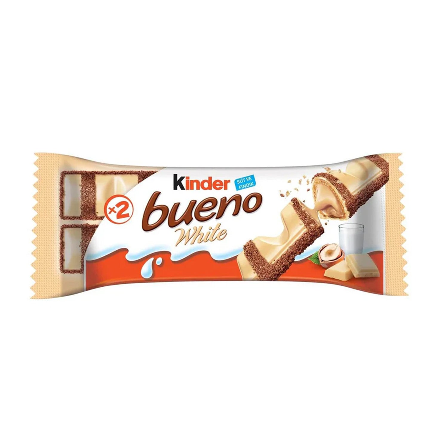 Kinder Bueno White 2 Bar 39 G