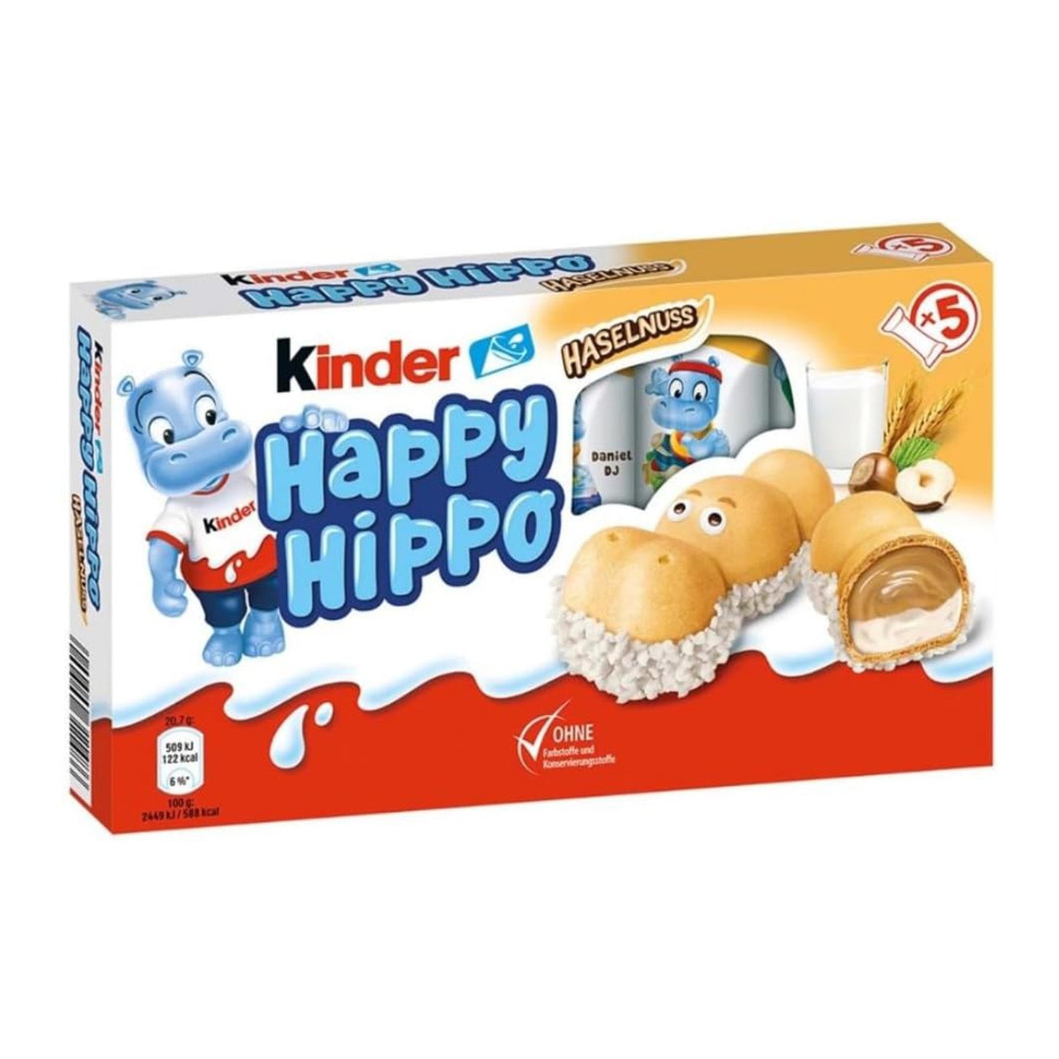 Kinder Happy Hippo Hzlnt5*20.7
