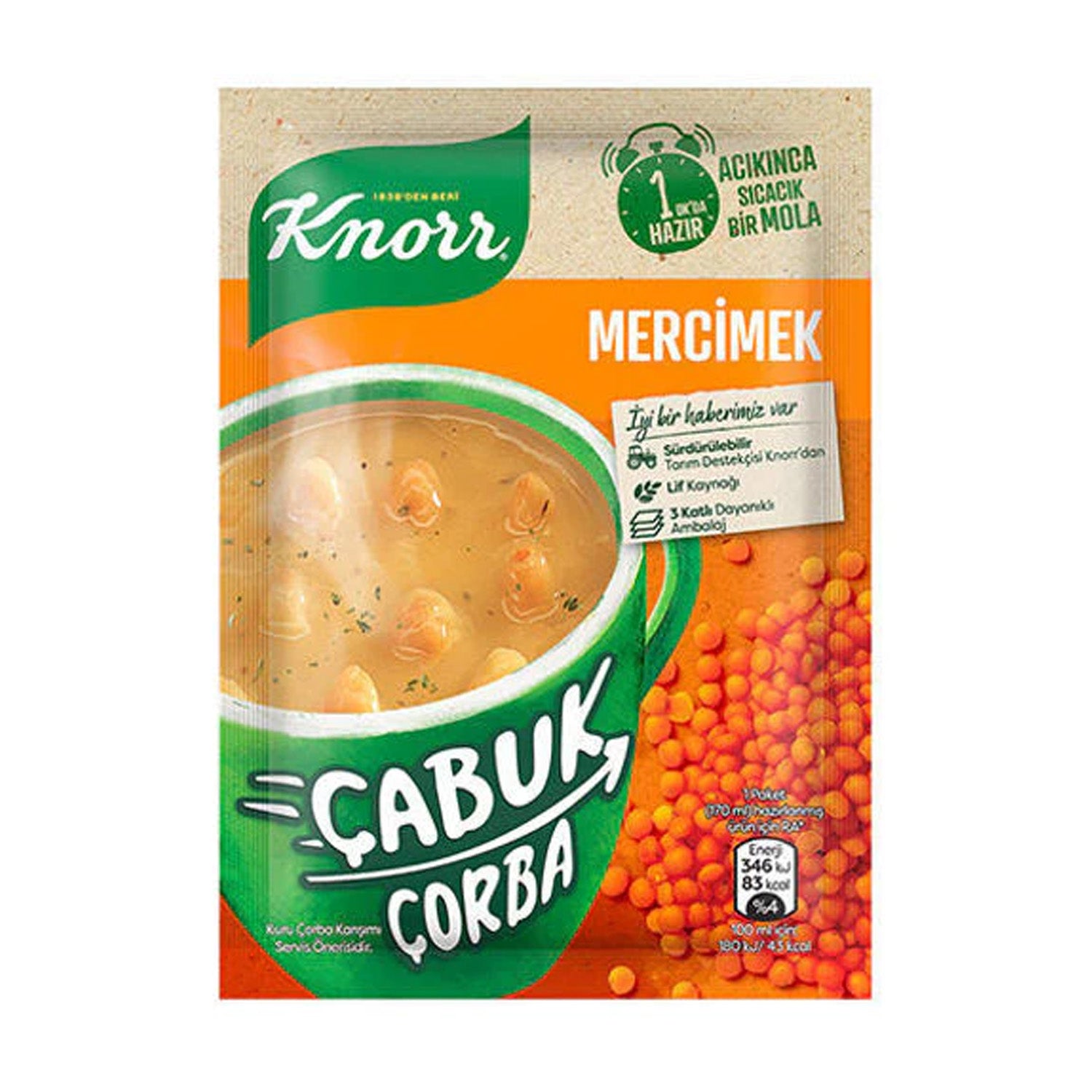 Knorr Soupquick Redlentil 22G