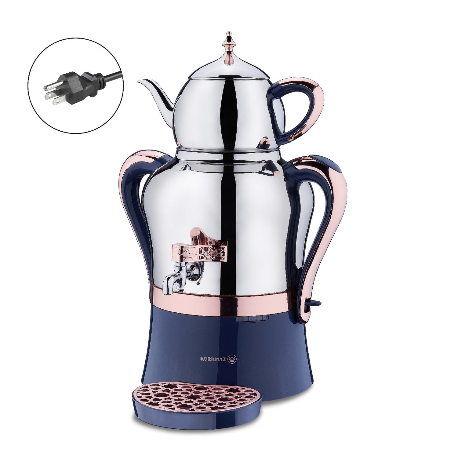 Korkmaz Samovar Rose