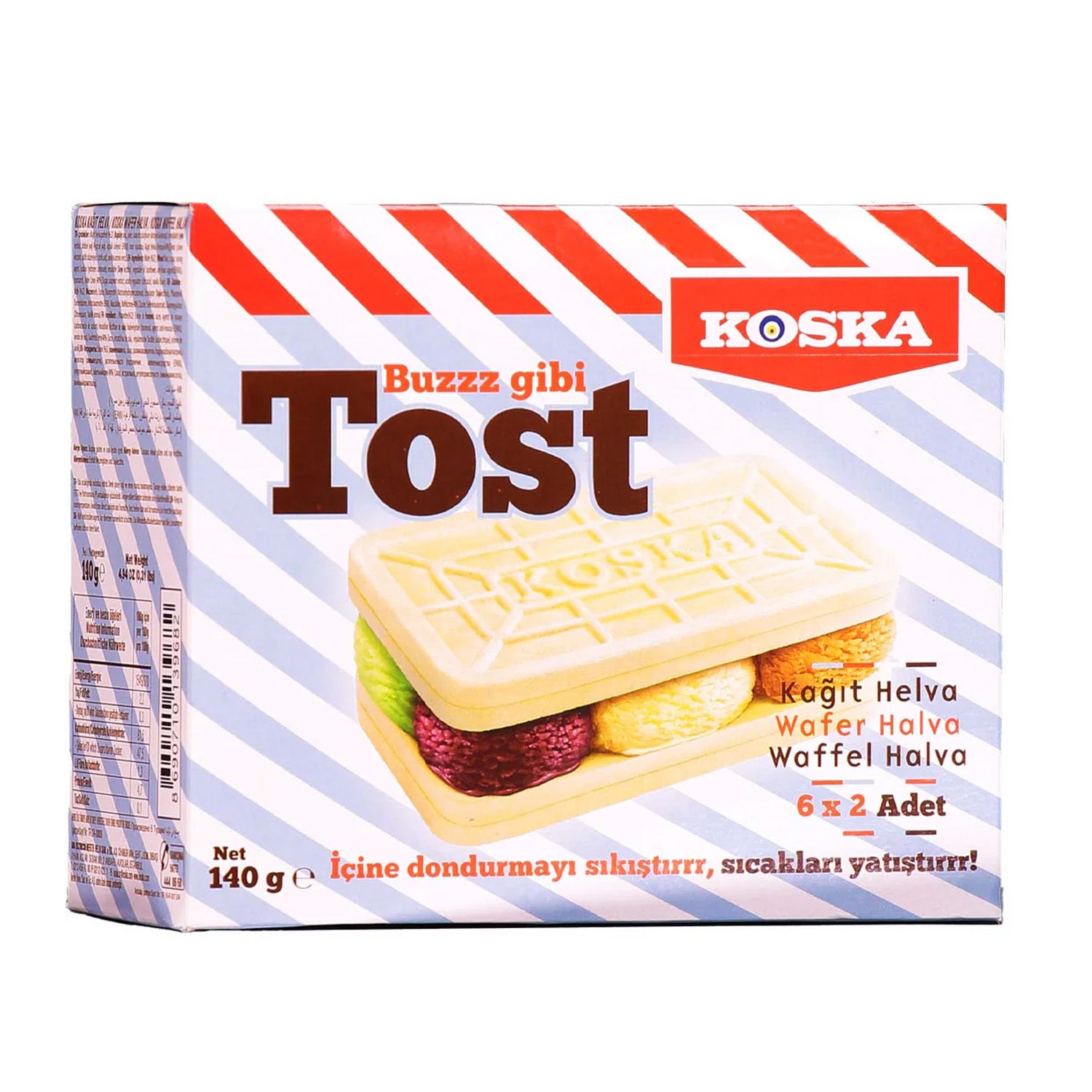 Koska Wafer Halva Tost 140G