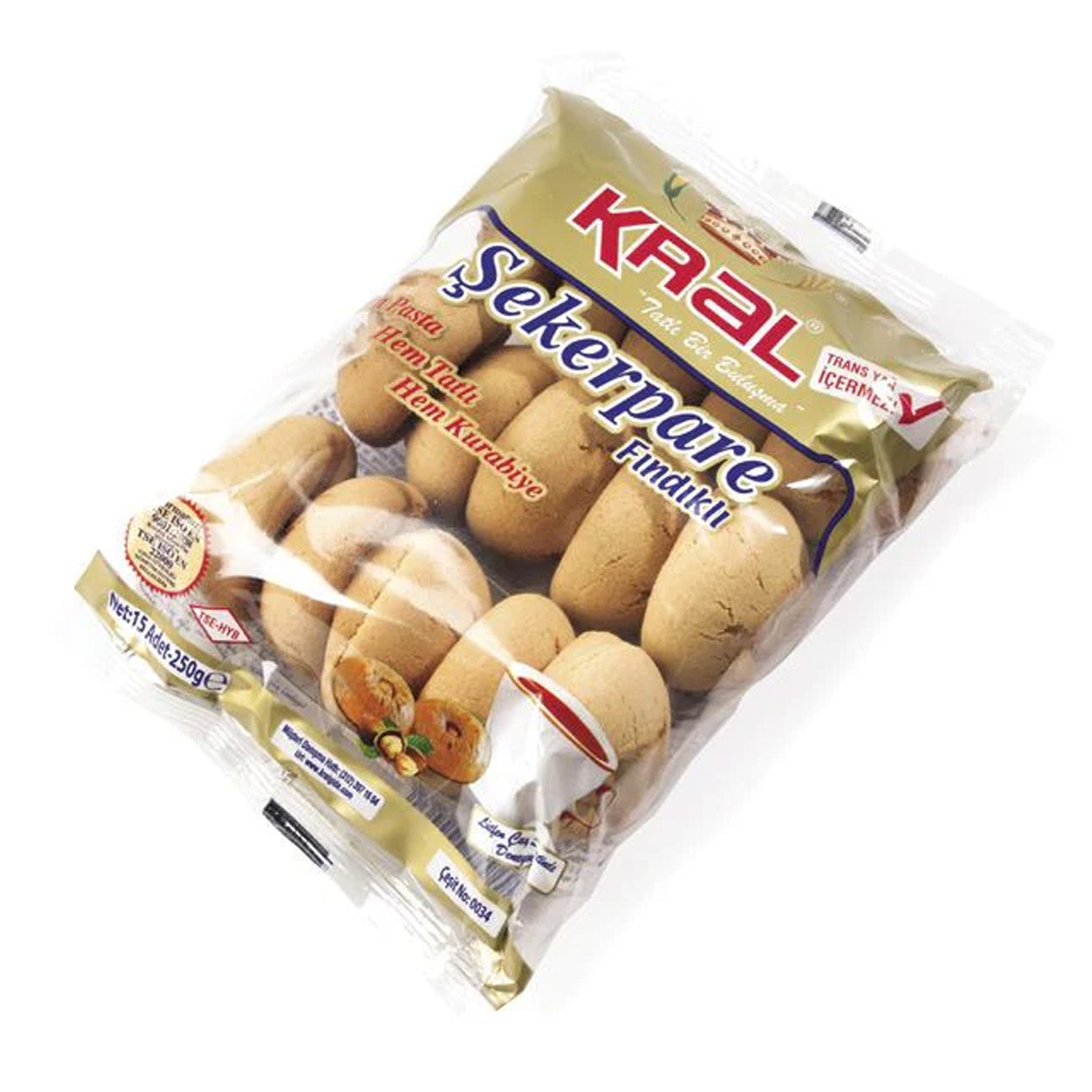 Kral Sekerpare Hazelnut 250G