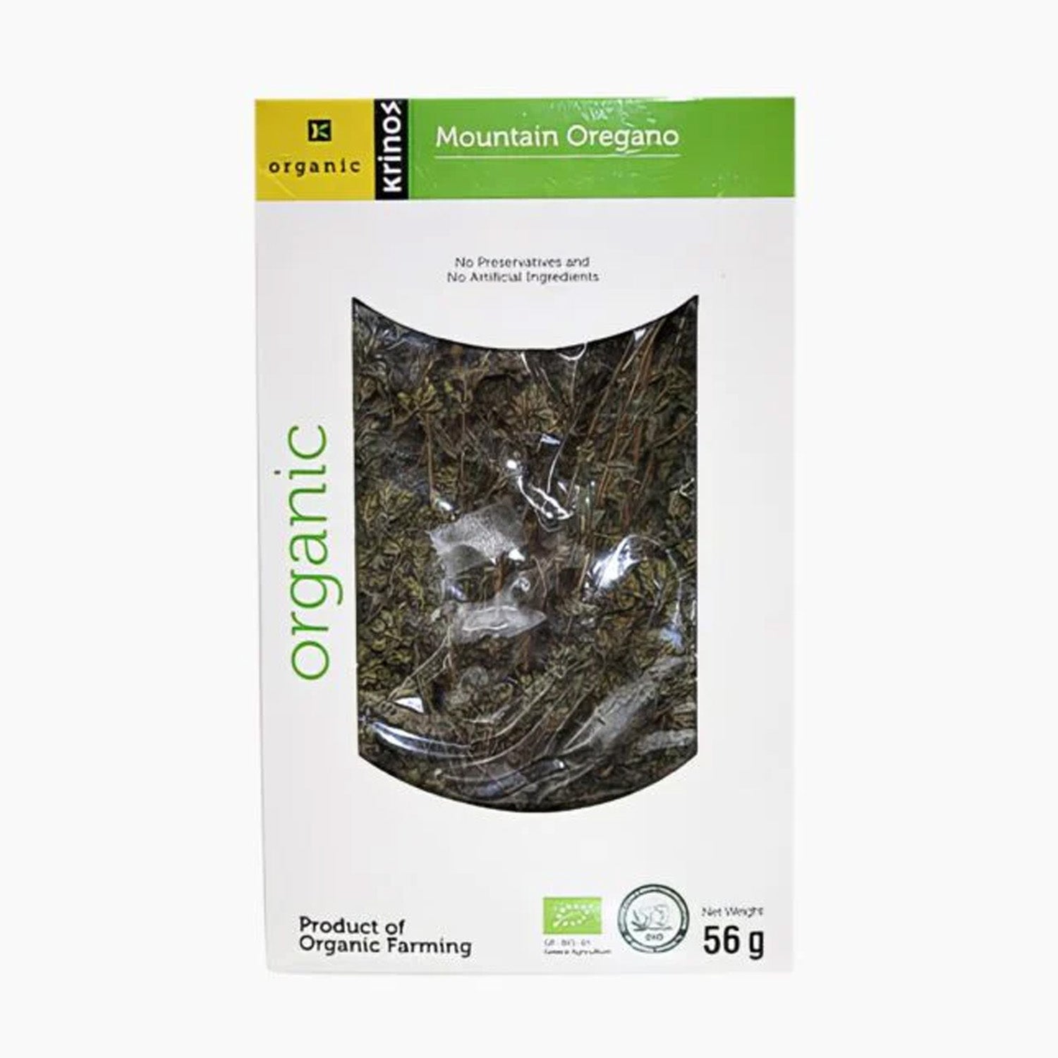 Krinos Organic Oregano Tea56G