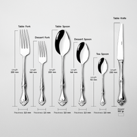 Lalezar 36 Piece Cutlery Set