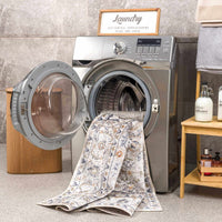 Hiti Cream Flat Pile Washable Rug