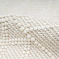 Ramsbury Beige Trellis Wool Rug