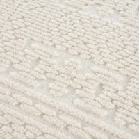 Bahar Cream Washable Area Rug
