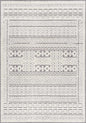 Bahar Cream & Gray Washable Area Rug - Clearance