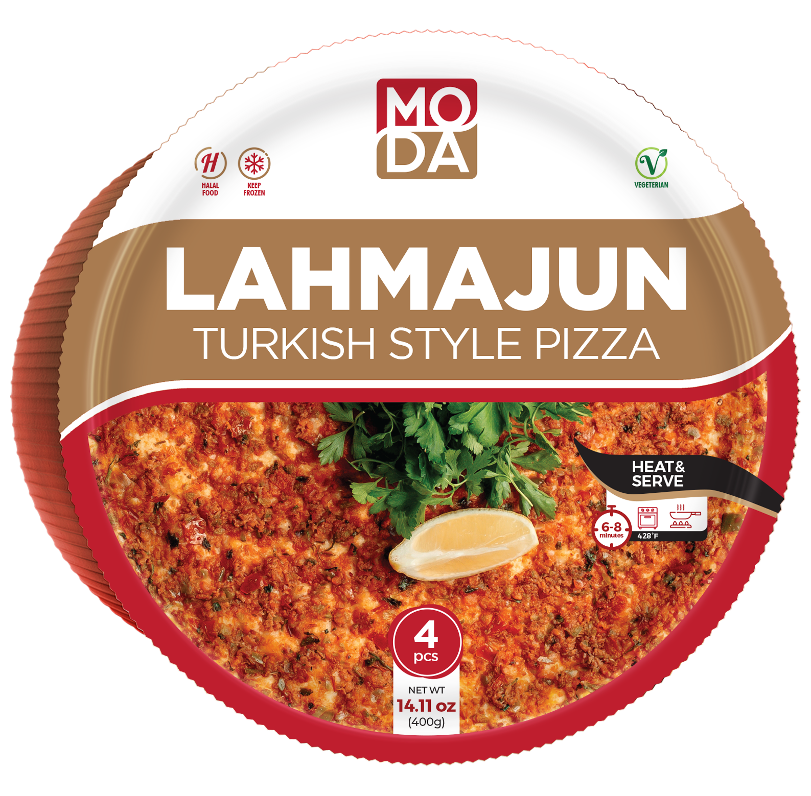 Moda Lahmacun Vegan 400G