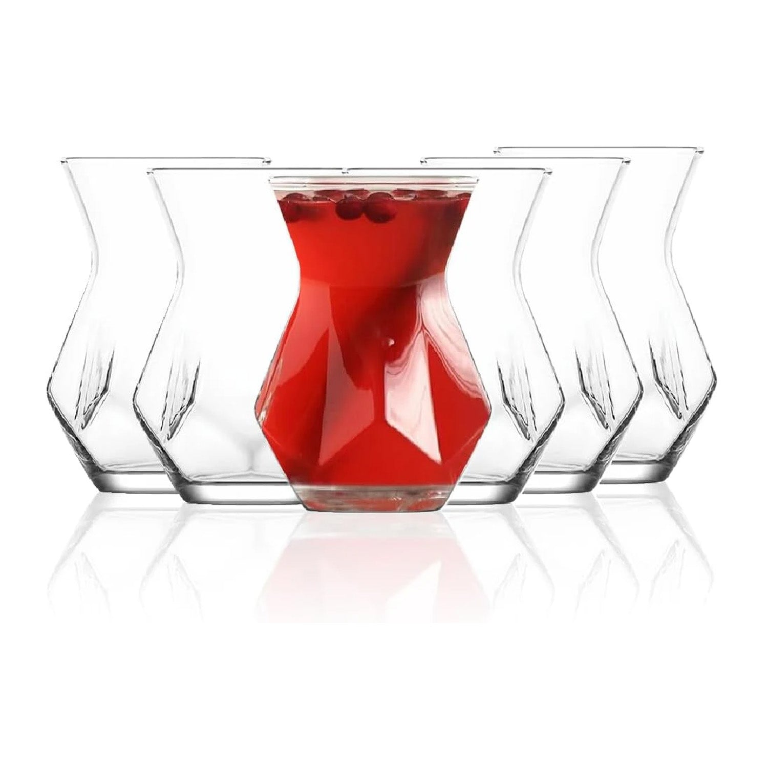 Lav Tea Glass 6 Pc
