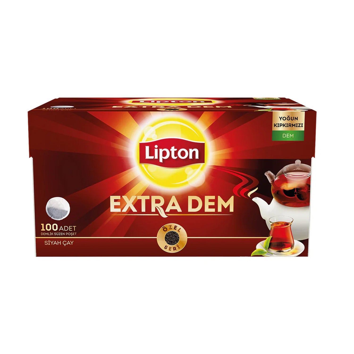 Lipton Extra Dem Tea 100Tb-Pot