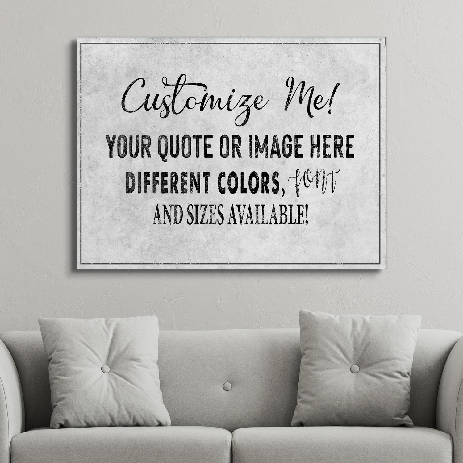 100% Custom - Personalized Premium Canvas