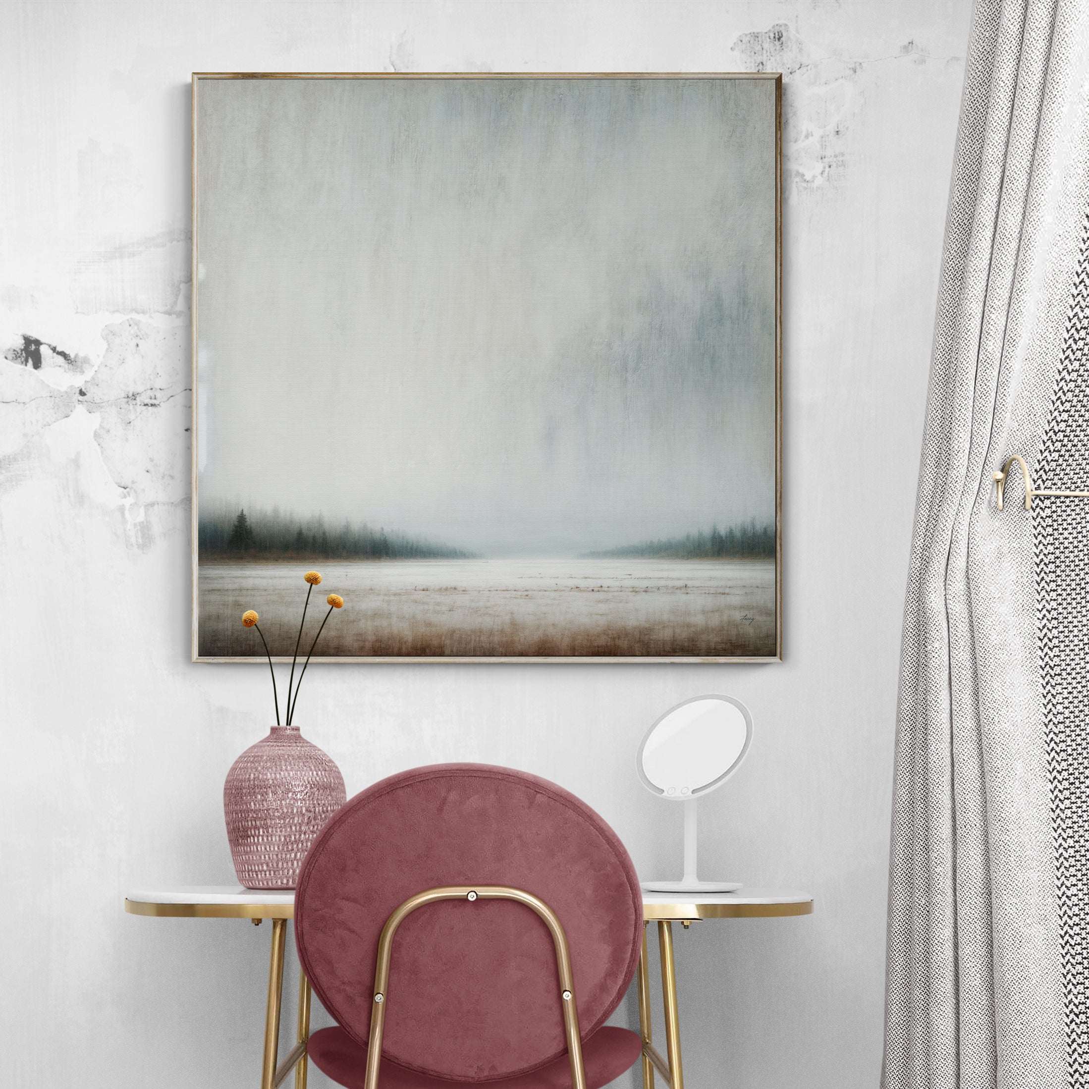 Canvas Print: "Misty Genesis"