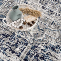Hauteloom Buenaventura Navy Area Rug - Promo