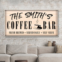 Coffee Bar Sign II