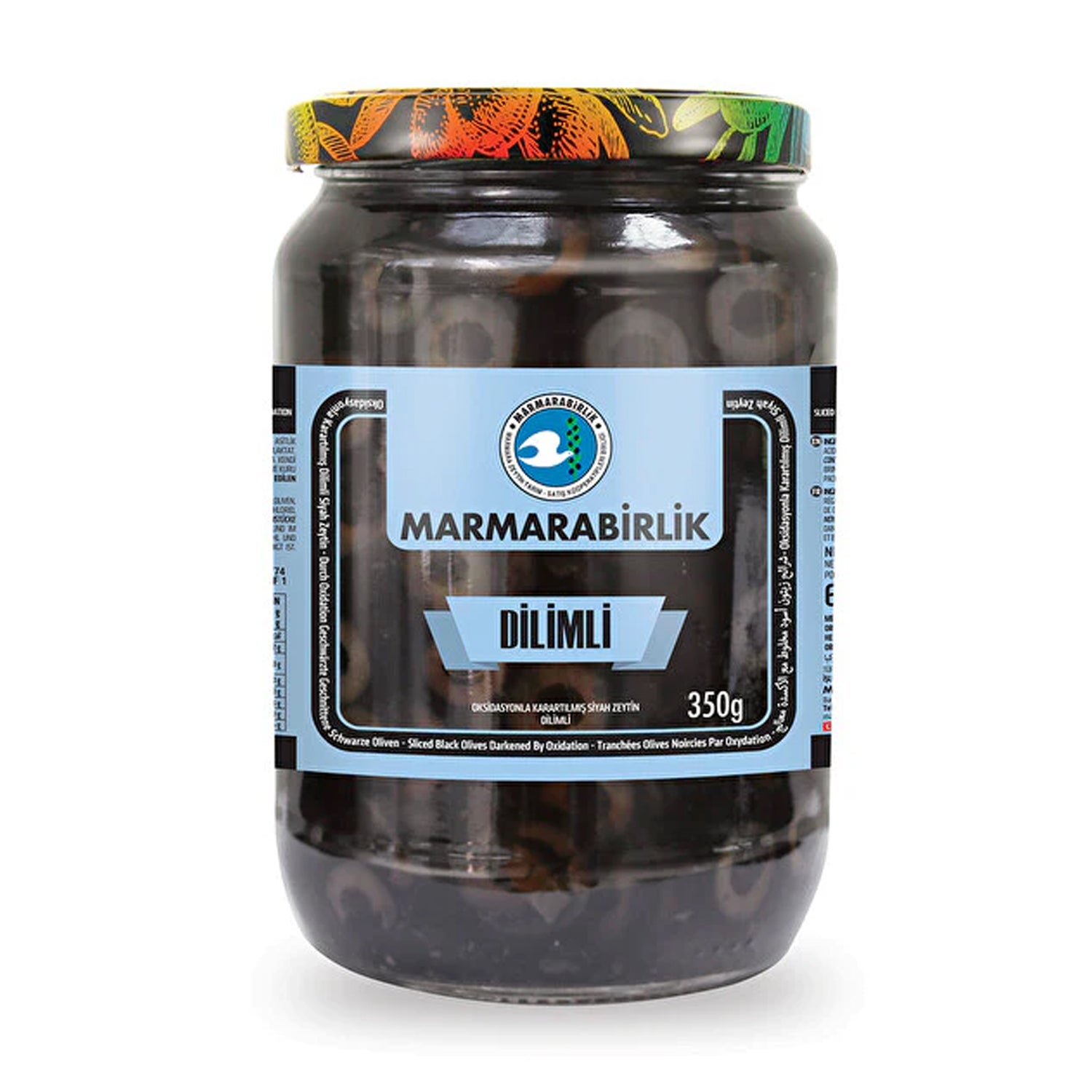 Marmarabirlik Black Sliced Olive 350